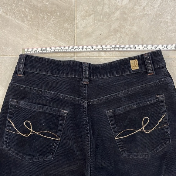 Lois  women’s Black corduroy pants size 30 - Picture 4 of 6